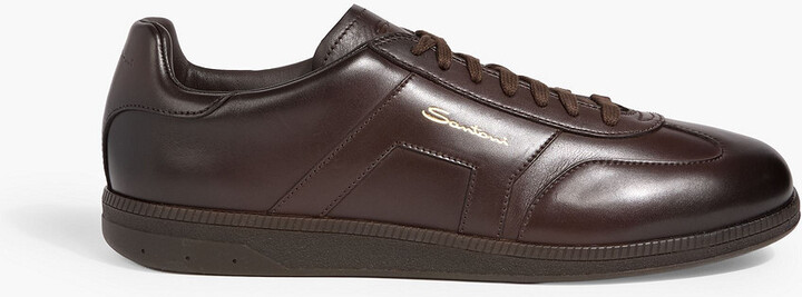 Santoni Dbs Olympic leather sneakers