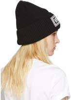 Thumbnail for your product : Versace Black Logo Beanie