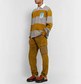Thumbnail for your product : Acne Studios Payden Tapered Canvas-Panelled Cotton-Corduroy Cargo Trousers