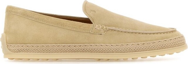 Tod's Logo Debossed Slip-On Espadrilles
