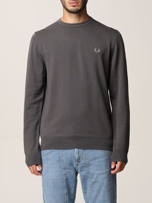 Fred Perry sweater in merino wool and cotton blend - ShopStyle