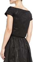 Thumbnail for your product : Milly Sophia Off-the-Shoulder Crop Top