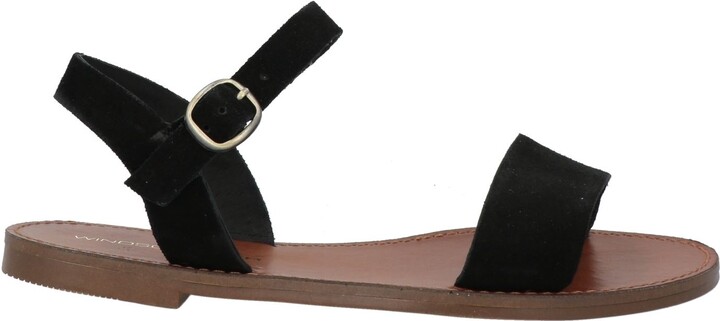 Windsor Smith Women's Black Flat Sandals Sinful ShopStyle