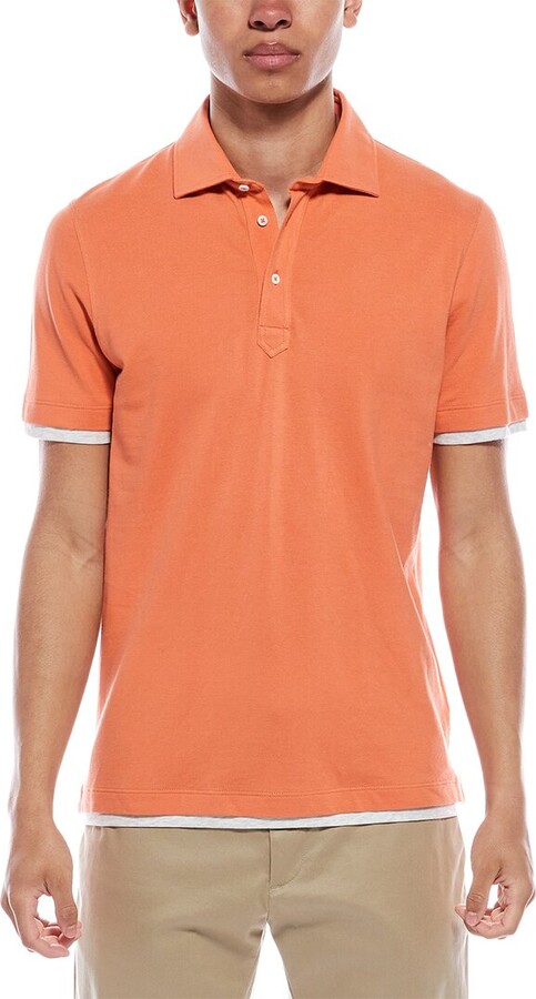 Brunello Cucinelli Slim Fit Pique Polo Shirt