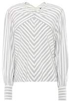 Isabel Marant Val striped silk-blend top