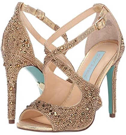 blue by betsey johnson sage evening sandals