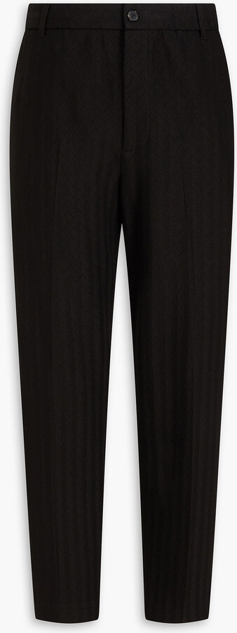 Missoni Tapered jacquard-knit cotton-blend pants
