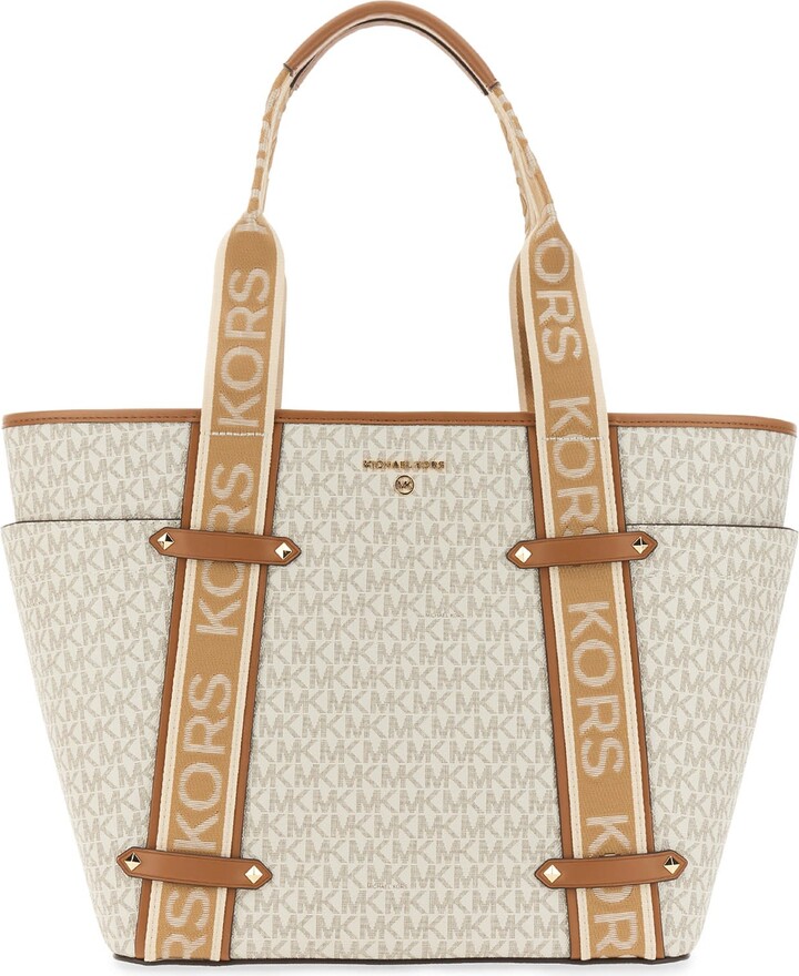 MICHAEL Michael Kors Women's White Tote Bags with Cash Back