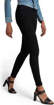 G Star Women's Lynn D Mid Rise Super Skinny Fit Jeans