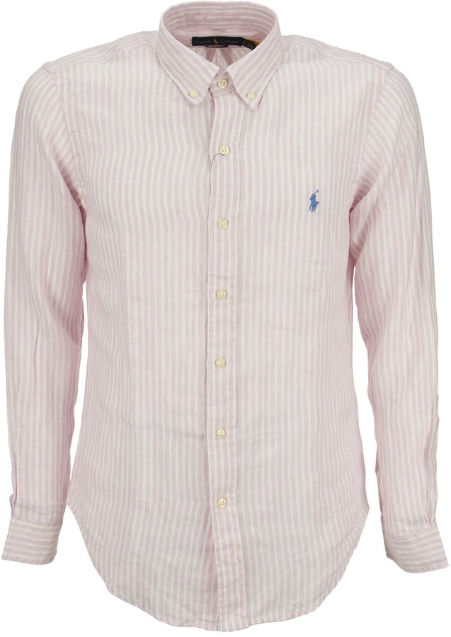 Ralph Lauren Striped Linen Shirt - ShopStyle