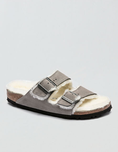 Birkenstock Shearling Arizona Sandal