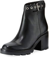 Thumbnail for your product : Sigerson Morrison Glove Ankle-Strap Block-Heel Boot