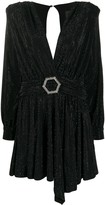 Thumbnail for your product : Philipp Plein Belted Long-Sleeve Mini Dress