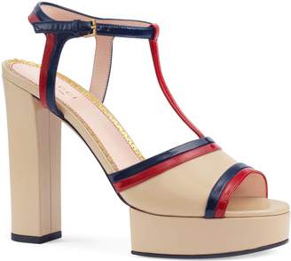 Gucci Millie T-Strap Platform Sandal