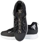 Thumbnail for your product : PHILIPP PLEIN 'Smith' Runner Trainers Black