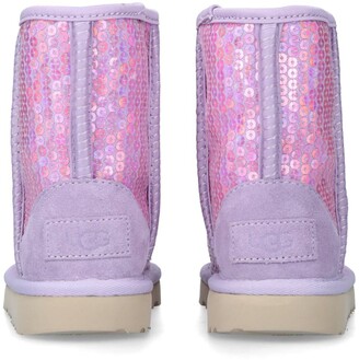 Ugg Kids Sequin-Embellished Classic Ii Stellar Boots