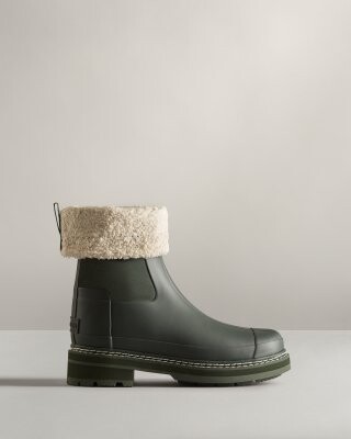 sherpa lined sneaker boot