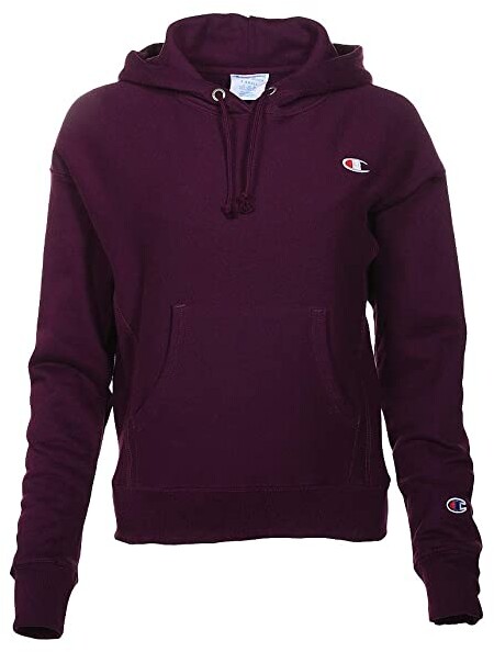 purple champion hoodie women's
