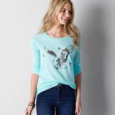 Thumbnail for your product : American Eagle Long Sleeve Eagle Graphic T-Shirt
