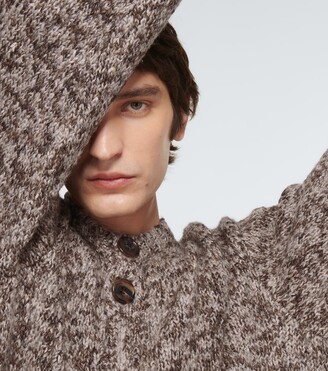 Undercover Wool-blend melange cardigan