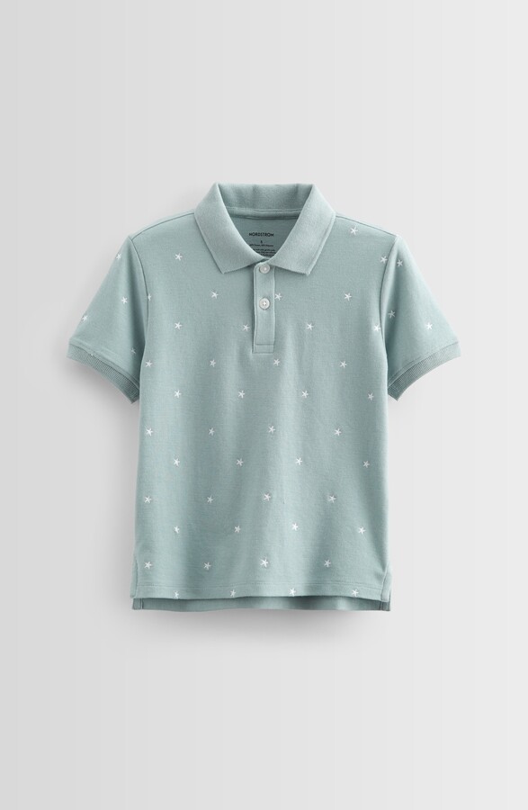 Kids' Embroidered Piqué Polo