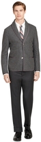 Thumbnail for your product : Brooks Brothers Dark Grey Shawl Collar Knit Jacket