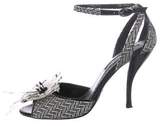 Thumbnail for your product : Andrew Gn Herringbone Embellished Pumps