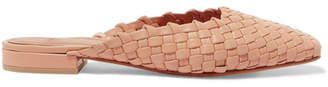 LOQ Galia Woven Leather Slippers - Neutral