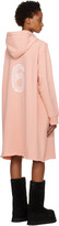 Thumbnail for your product : MM6 MAISON MARGIELA Pink Oversized Minidress