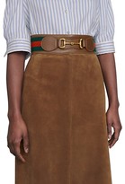 Thumbnail for your product : Gucci Suede Skirt With Web & Horsebit