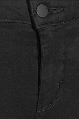 L'Agence The Margot Cropped High-rise Skinny Jeans - Black