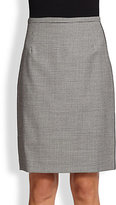 Thumbnail for your product : Piazza Sempione Side-Trimmed Pencil Skirt