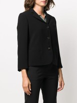 Thumbnail for your product : Alberto Biani Cropped Tailored Blazer