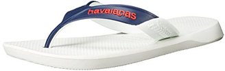 Havaianas Men's Dynamic Flip Flops White/White 39/40 (US Men's 7/8) M