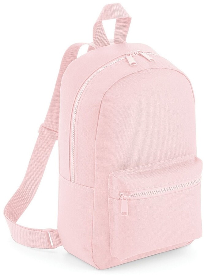 pastel pink mini backpack