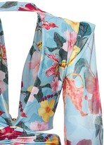 Thumbnail for your product : PatBO Hibiscus Printed Chiffon Long Dress