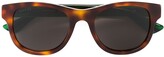 Thumbnail for your product : Gucci Eyewear Web detail tortoiseshell sunglasses