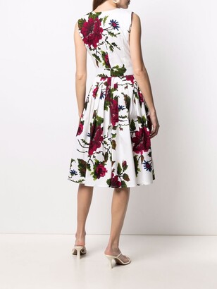 Samantha Sung Audrey floral-print dress