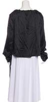 Thumbnail for your product : Ann Demeulemeester Silk Long Sleeve Top