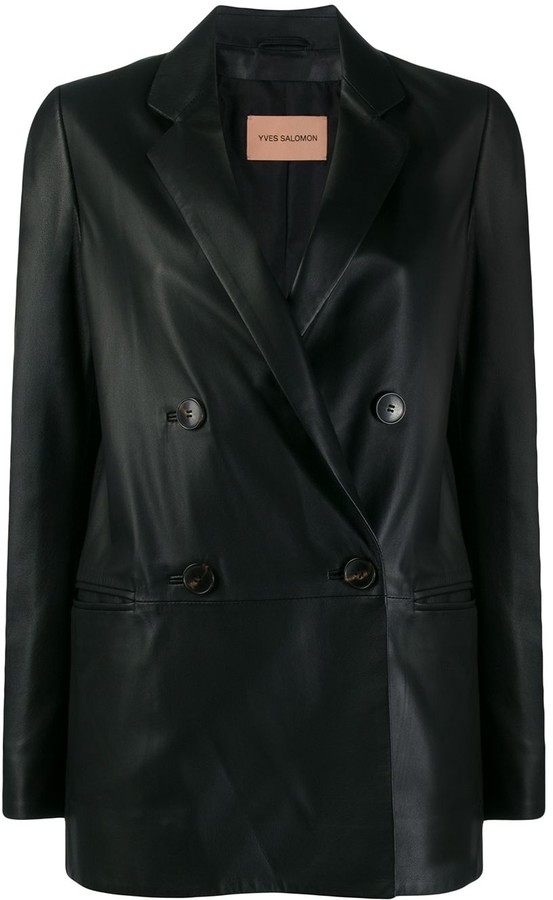 yves salomon leather jacket