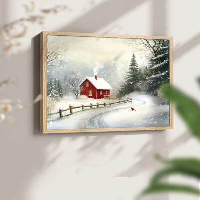 The Holiday Aisle Chirstmas Art-DCCLII -Framed Print - Restickable