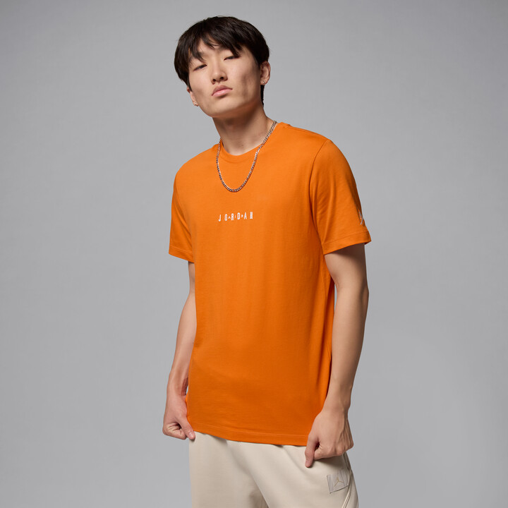 Men's Jordan Air T-Shirt in Orange | DM3182-805