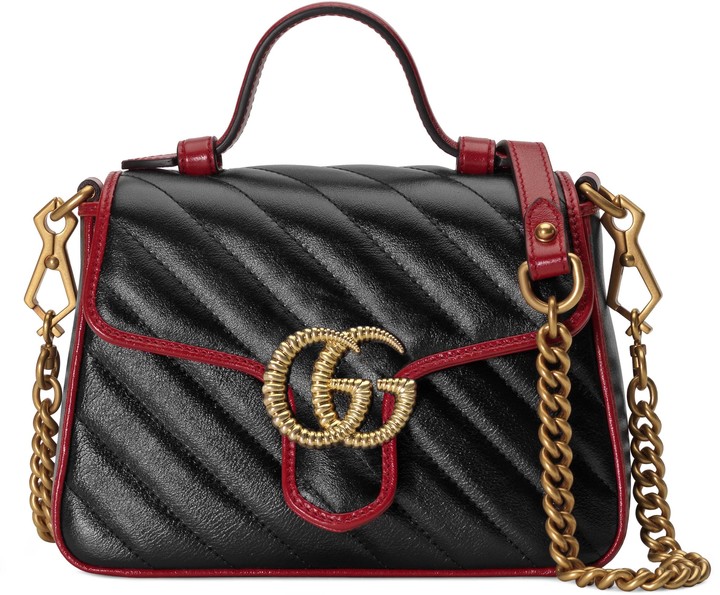 Gucci GG Marmont mini top handle bag ShopStyle