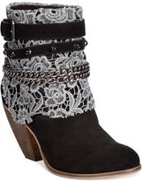 Thumbnail for your product : Naughty Monkey Safe Haven Western Lace Booties