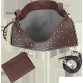 Thumbnail for your product : Alexander Wang Roxy Ball Stud Beet Leather Hobo Bag