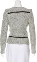 Thumbnail for your product : IRO Leather-Trimmed Tweed Jacket