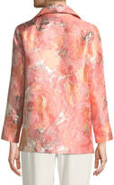Thumbnail for your product : Caroline Rose Sitting Pretty Floral Jacquard Jacket, Plus Size