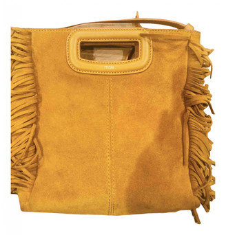 Maje Sac M Camel Suede Handbags - ShopStyle Bags
