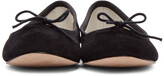 Thumbnail for your product : Repetto Black Suede Cendrillon Ballerina Flats