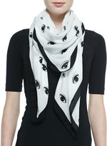 Thumbnail for your product : Kenzo New Eyes Printed Scarf